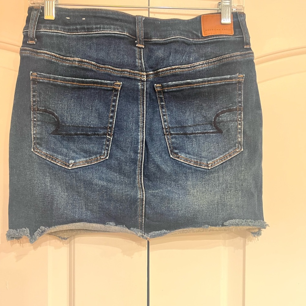 American Eagle Outfitters Dark Blue Mini Skirt